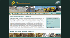 Desktop Screenshot of fishersand.com